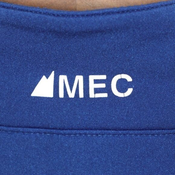 Mountain Equipment Co-op Men's Large Blue Fleece 1/4 Zip Pullover Jacket - Picture 5 of 7